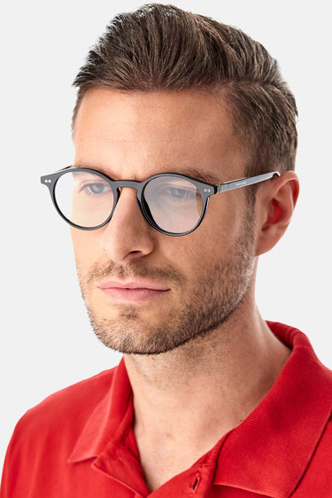 Premium Men Tommy Hilfiger Eyeglasses: TH 1813 - Sage - SpecSMART Eye Clinic (Diagonal Face View)